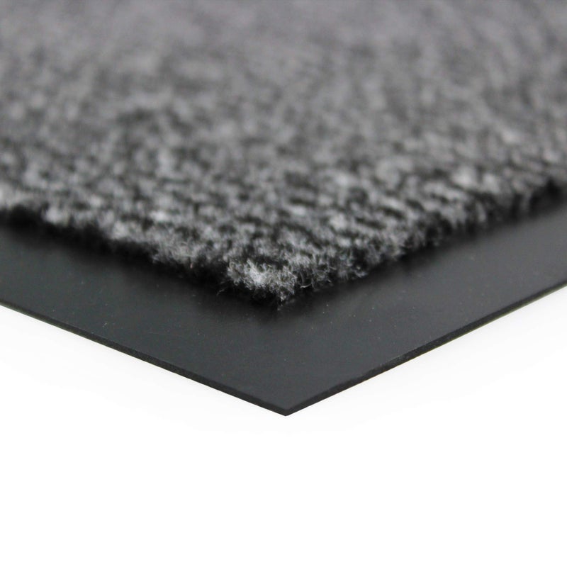Ultralux Large Indoor Door Mat 35" x 59" Non-Slip Vinyl Backed Entry Doormat, Gray Absorbent Dirt Trapper Entrance Mat, Front and Back Door Mat, Inside Entry Mat - Image 4